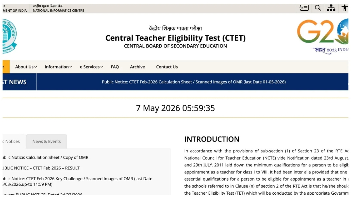 CTET Certificate 2026