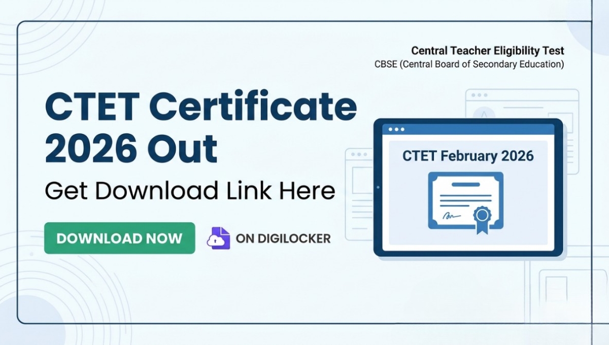 CTET Certificate 2026