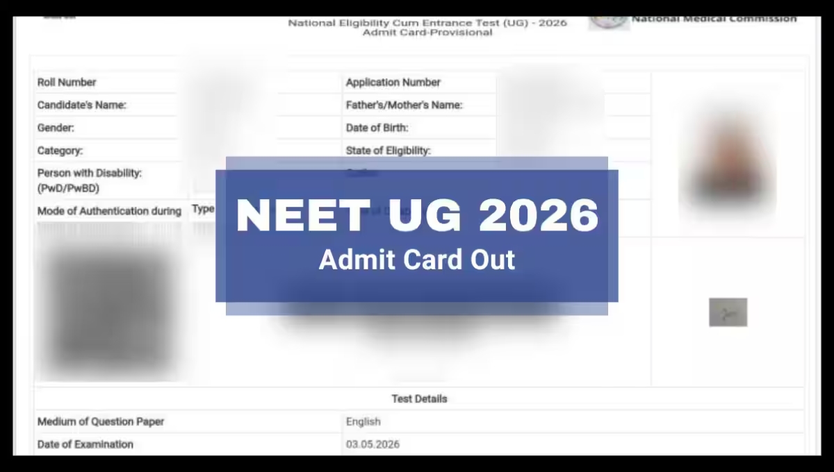 NEET UG Admit Card