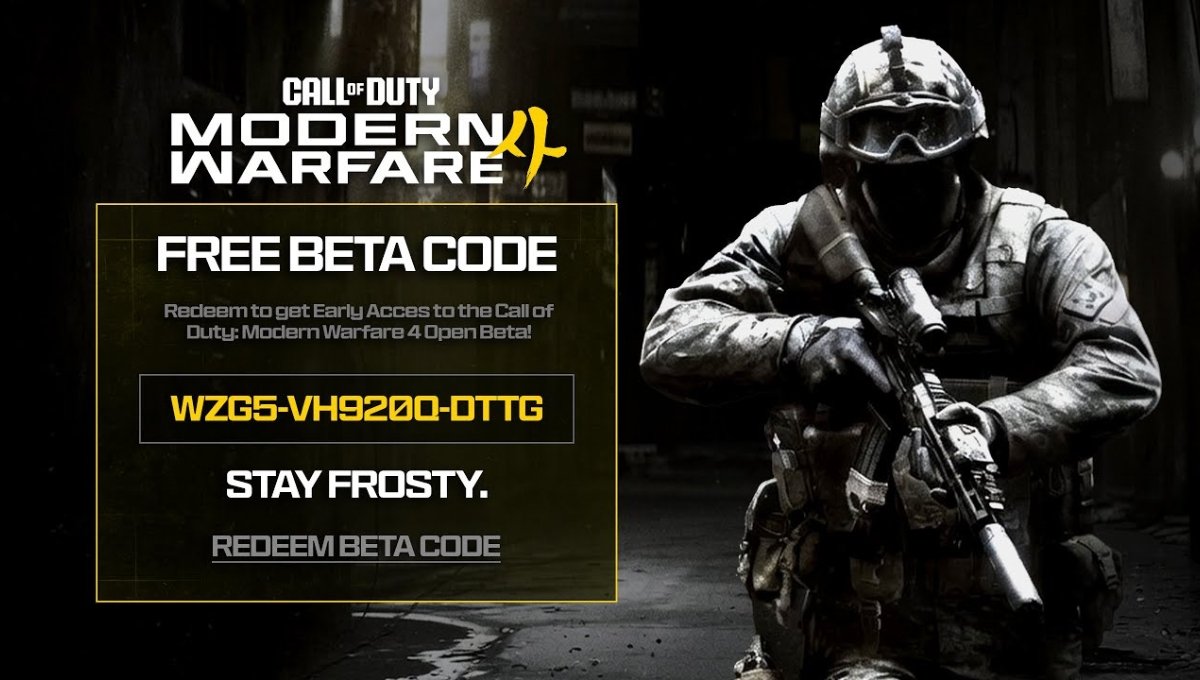 Call of Duty MW4 Beta Code